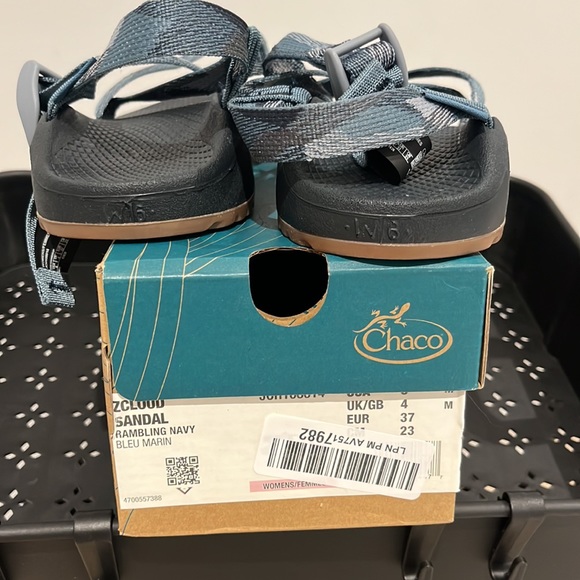 NEW Chaco Women's Zcloud Sandal - Rambling Navy - Picture 6 of 13
